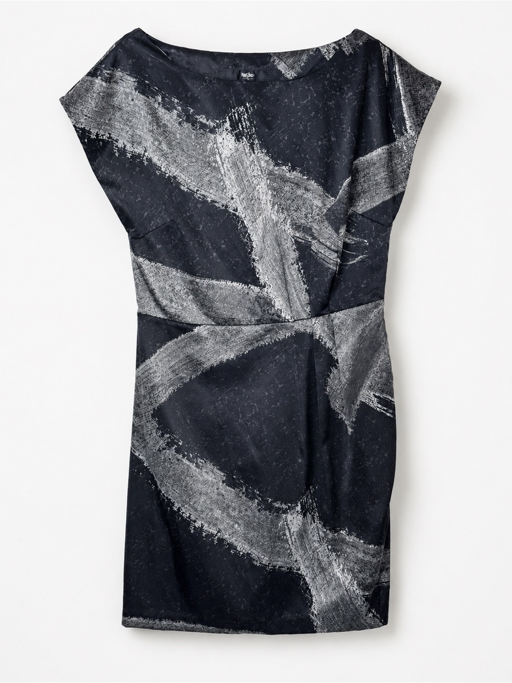 Black and Gray Mini Dress